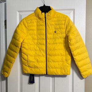 Polo by Ralph Lauren Kids Bright Yellow Puffer Coat